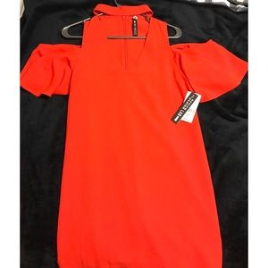 Orange design lab dress